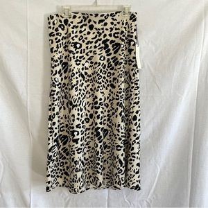 Rachel Zoe cheetah print skirt - US 10